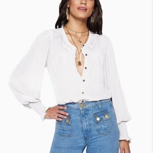 Ramy Brook Isla puff sleeve blouse